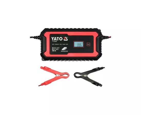 Зарядное устройство для автомобильного аккумулятора Yato YT-83002
