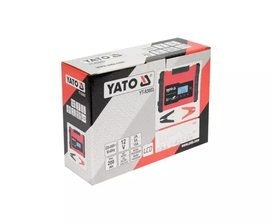 Зарядное устройство для автомобильного аккумулятора Yato YT-83003, изображение 6 Зарядное устройство для автомобильного аккумулятора Yato YT-83003, изображение 6
