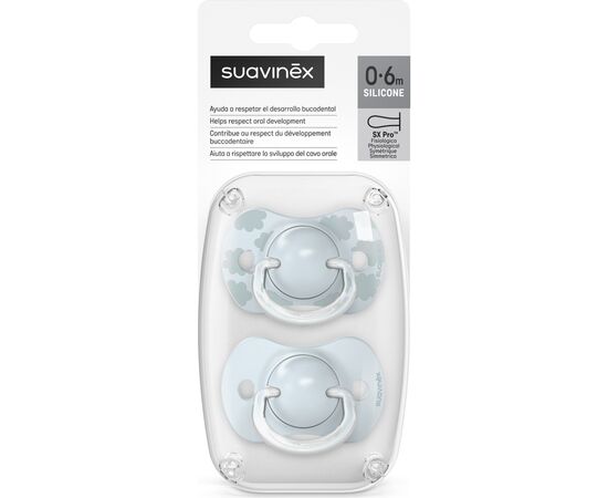 Пустышка Suavinex Dreams 0-6 міс.2 шт, блакитна (308270), изображение 5 Пустышка Suavinex Dreams 0-6 міс.2 шт, блакитна (308270), изображение 5