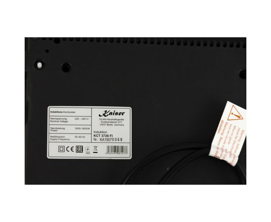 Варочная поверхность Kaiser KCT3726FI, изображение 8 Варочная поверхность Kaiser KCT3726FI, изображение 8