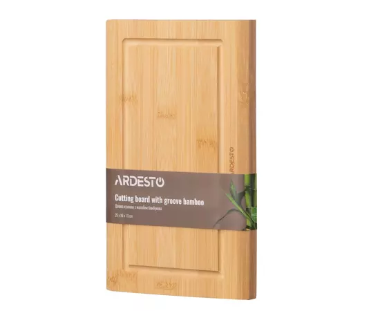Разделочная доска Ardesto Midori 25 х 16 х 1.5 см, бамбук (AR1425BM)