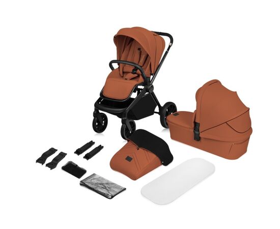 Коляска Lionelo 2 в 1 Mika Plus Brown Rust (LO-MIKA PLUS 2IN1 BROWN RUST), изображение 12 Коляска Lionelo 2 в 1 Mika Plus Brown Rust (LO-MIKA PLUS 2IN1 BROWN RUST), изображение 12