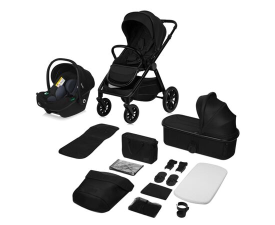 Коляска Lionelo 3 в 1Layla Black Onyx (LO-LAYLA 3IN1 BLACK ONYX), изображение 12 Коляска Lionelo 3 в 1Layla Black Onyx (LO-LAYLA 3IN1 BLACK ONYX), изображение 12
