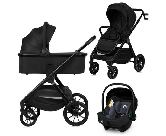 Коляска Lionelo 3 в 1Layla Black Onyx (LO-LAYLA 3IN1 BLACK ONYX)