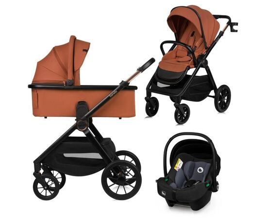 Коляска Lionelo 3 в 1 Layla Brown Rust (LO-LAYLA 3IN1 BROWN RUST)