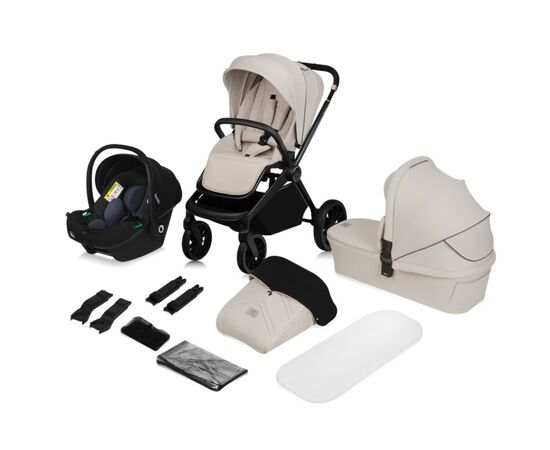 Коляска Lionelo 3 в 1 Mika Plus Beige Sand (LO-MIKA PLUS 3IN1 BEIGE SAND), изображение 12 Коляска Lionelo 3 в 1 Mika Plus Beige Sand (LO-MIKA PLUS 3IN1 BEIGE SAND), изображение 12