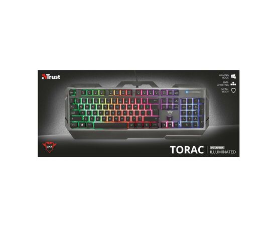 Клавиатура Trust GXT 856 Torac Illuminated Black (23577), изображение 11 Клавиатура Trust GXT 856 Torac Illuminated Black (23577), изображение 11