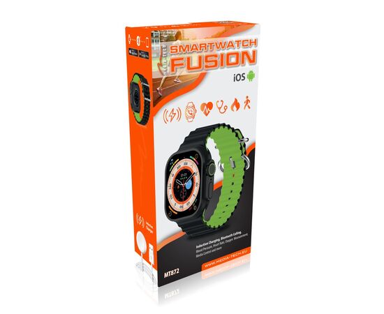 Смарт-часы Media-Tech Smartwath FUSION Black-Green (MT872), изображение 12 Смарт-часы Media-Tech Smartwath FUSION Black-Green (MT872), изображение 12