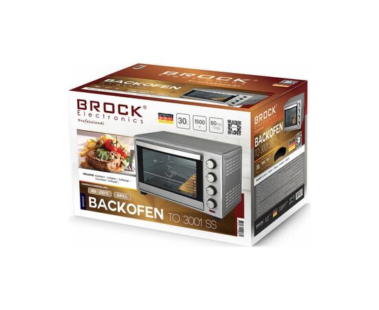 Электропечь Brock TO 3001 SS, изображение 3 Электропечь Brock TO 3001 SS, изображение 3
