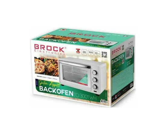 Электропечь Brock TO 3001 WH, изображение 5 Электропечь Brock TO 3001 WH, изображение 5