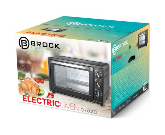 Электропечь Brock TO 6001 B, изображение 3 Электропечь Brock TO 6001 B, изображение 3