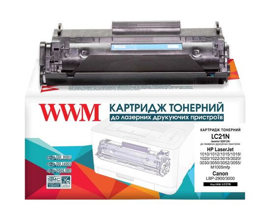 Картридж WWM для HP LJ 1010/1012/1015/1020/1022 (LC21N)
