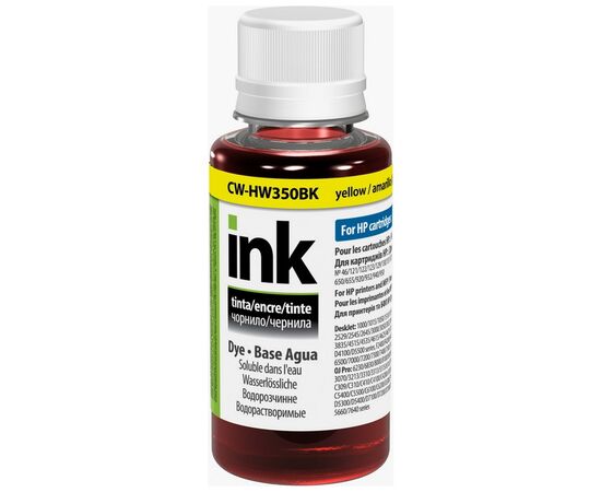 Чернила ColorWay HP №134/135 100ml Yellow (CW-HW350Y01)