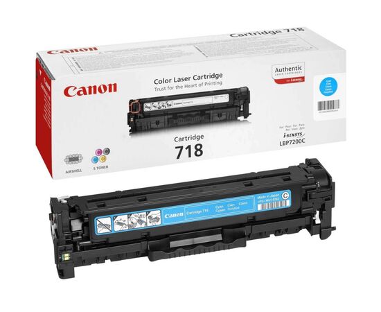 Картридж Canon 718 LBP-7200/ MF-8330/ 8350 cyan (2661B002)