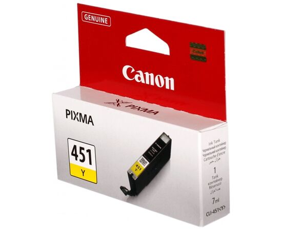Картридж Canon CLI-451 Yellow PIXMA MG5440/ MG6340 (6526B001)