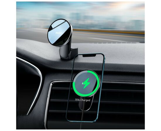 Универсальный автодержатель Baseus Big Energy Car Mount Wireless Charger (WXJN-01), изображение 7 Универсальный автодержатель Baseus Big Energy Car Mount Wireless Charger (WXJN-01), изображение 7