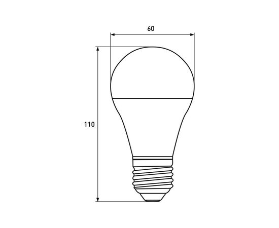 Лампочка Eurolamp LED ECO A60 10W E27 4000K 12-48V (LED-A60-10274(12-48V)), изображение 3 Лампочка Eurolamp LED ECO A60 10W E27 4000K 12-48V (LED-A60-10274(12-48V)), изображение 3