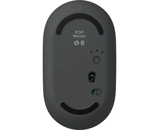 Мышка Logitech POP Mouse With Emoji Bluetooth Graphite (910-007412), изображение 5 Мышка Logitech POP Mouse With Emoji Bluetooth Graphite (910-007412), изображение 5