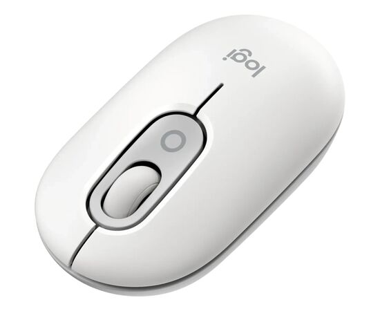 Мишка Logitech POP Mouse With Emoji Bluetooth Off-White (910-007411), зображення 2 Мишка Logitech POP Mouse With Emoji Bluetooth Off-White (910-007411), зображення 2