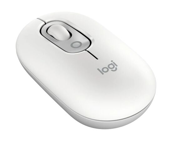 Мишка Logitech POP Mouse With Emoji Bluetooth Off-White (910-007411), зображення 3 Мишка Logitech POP Mouse With Emoji Bluetooth Off-White (910-007411), зображення 3