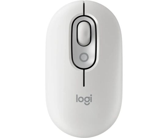 Мышка Logitech POP Mouse With Emoji Bluetooth Off-White (910-007411)