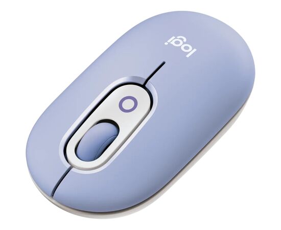 Мишка Logitech POP Mouse With Emoji Bluetooth Lilac (910-007414), зображення 2 Мишка Logitech POP Mouse With Emoji Bluetooth Lilac (910-007414), зображення 2