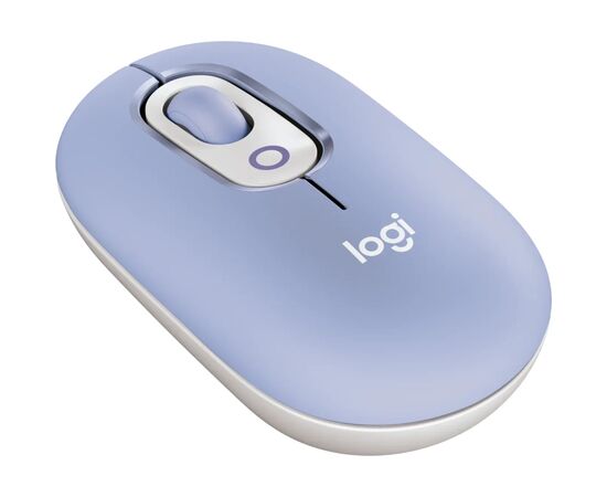 Мишка Logitech POP Mouse With Emoji Bluetooth Lilac (910-007414), зображення 3 Мишка Logitech POP Mouse With Emoji Bluetooth Lilac (910-007414), зображення 3