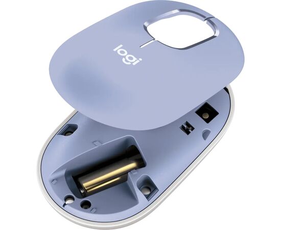 Мишка Logitech POP Mouse With Emoji Bluetooth Lilac (910-007414), зображення 6 Мишка Logitech POP Mouse With Emoji Bluetooth Lilac (910-007414), зображення 6