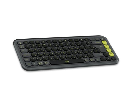 Клавиатура Logitech POP Icon Keys Bluetooth UA Graphite (920-013157), изображение 3 Клавиатура Logitech POP Icon Keys Bluetooth UA Graphite (920-013157), изображение 3