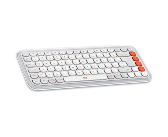 Клавиатура Logitech POP Icon Keys Bluetooth UA Off-White (920-013072), изображение 3 Клавиатура Logitech POP Icon Keys Bluetooth UA Off-White (920-013072), изображение 3