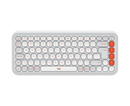 Клавіатура Logitech POP Icon Keys Bluetooth UA Off-White (920-013072)
