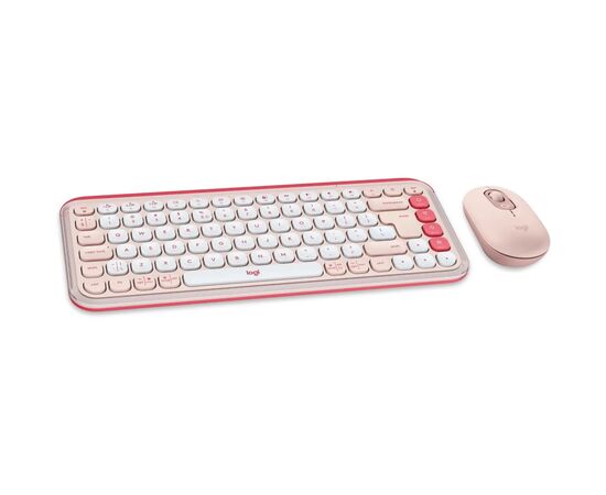 Комплект Logitech POP Icon Combo Bluetooth UA Rose (920-013142), изображение 2 Комплект Logitech POP Icon Combo Bluetooth UA Rose (920-013142), изображение 2