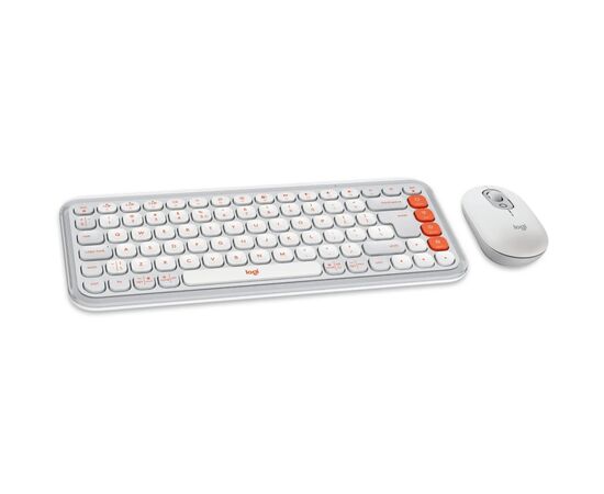Комплект Logitech POP Icon Combo Bluetooth UA Off-White (920-013141), изображение 2 Комплект Logitech POP Icon Combo Bluetooth UA Off-White (920-013141), изображение 2