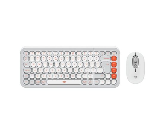 Комплект Logitech POP Icon Combo Bluetooth UA Off-White (920-013141)