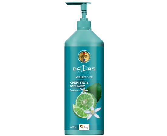 Гель для душа Dalas Cosmetics Бергамот 1000 г (4823128004806)