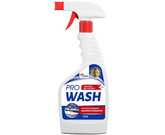 Спрей для чищення ванн Pro Wash Для миття ванної кімнати та сантехніки 500 г (4262396145468)