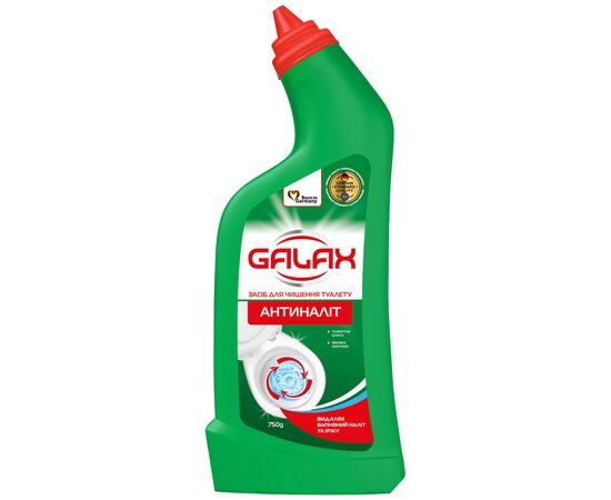 Засіб для чищення унітазу Galax Антиналіт 750 г (4262396145369)