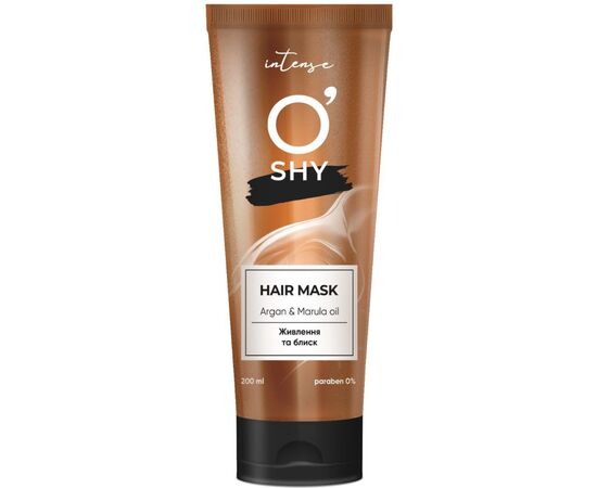 Маска для волосся O'Shy Intense Argan & Marula Oil Живлення та блиск 200 мл (4820263234013)