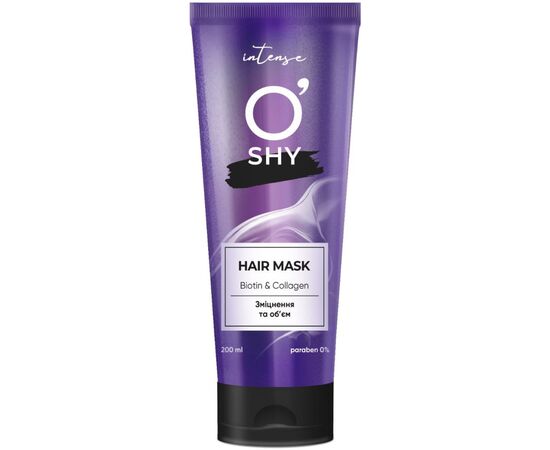 Маска для волосся O'Shy Intense Biotin & Collagen Зміцнення та об'єм 200 мл (4820263233993)