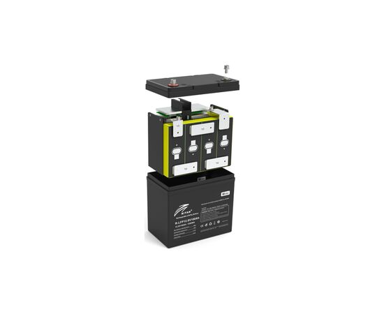Батарея LiFePo4 Ritar R-LFP 12.8V 100Ah mini (R-LFP12.8V100AH-mini), изображение 2 Батарея LiFePo4 Ritar R-LFP 12.8V 100Ah mini (R-LFP12.8V100AH-mini), изображение 2