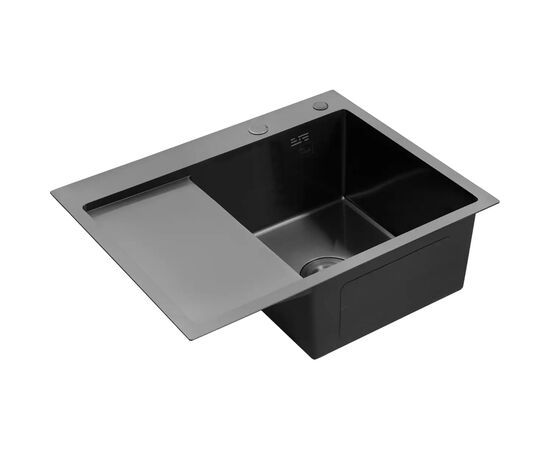 Мойка кухонная Kroner Schwarze-6350RHMPVD (CV031323), изображение 3 Мойка кухонная Kroner Schwarze-6350RHMPVD (CV031323), изображение 3