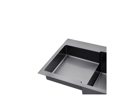 Мийка кухонна Kroner Schwarze-7848RHM (CV030024), зображення 7 Мийка кухонна Kroner Schwarze-7848RHM (CV030024), зображення 7