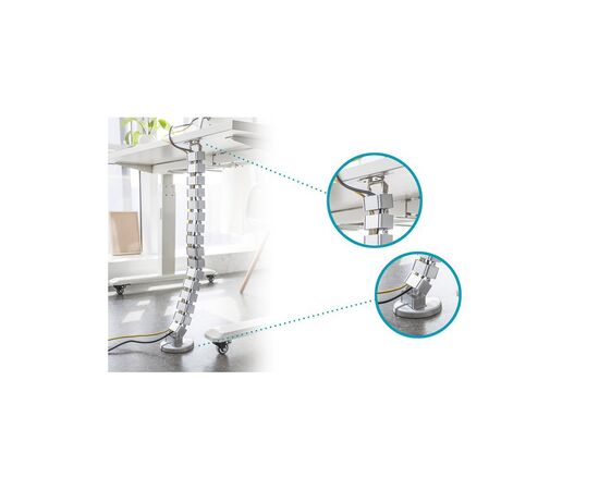 Держатель для кабеля Digitus гнучка кабельна трубка із кріпленням "гачок-петля", 2м (DA-90505), изображение 9 Держатель для кабеля Digitus гнучка кабельна трубка із кріпленням "гачок-петля", 2м (DA-90505), изображение 9