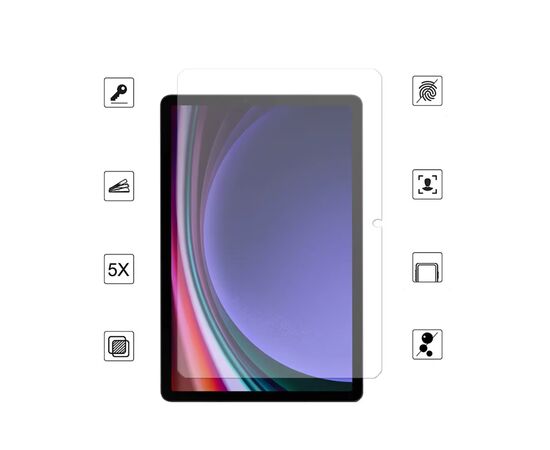 Стекло защитное BeCover Blackview Tab 90 WiFi 10.92" (712824), изображение 2 Стекло защитное BeCover Blackview Tab 90 WiFi 10.92" (712824), изображение 2