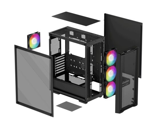 Корпус Deepcool CC560 Mesh V2 Black (R-CC560-BKAMA4-G-2), изображение 10 Корпус Deepcool CC560 Mesh V2 Black (R-CC560-BKAMA4-G-2), изображение 10