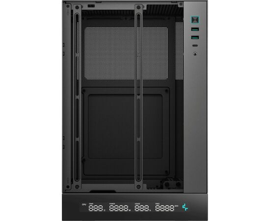 Корпус Deepcool CH170 Digital Black (R-CH170-BKNPI0D-G-1), изображение 5 Корпус Deepcool CH170 Digital Black (R-CH170-BKNPI0D-G-1), изображение 5