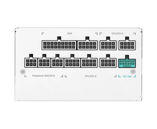 Блок питания Deepcool 1000W PX1000G WH V2 (R-PXA00G-FC0W-EU-V2), изображение 5 Блок питания Deepcool 1000W PX1000G WH V2 (R-PXA00G-FC0W-EU-V2), изображение 5