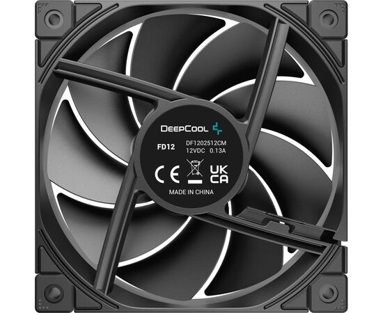 Кулер для корпуса Deepcool FD12 (R-FD12-BKNPN1-G), изображение 4 Кулер для корпуса Deepcool FD12 (R-FD12-BKNPN1-G), изображение 4