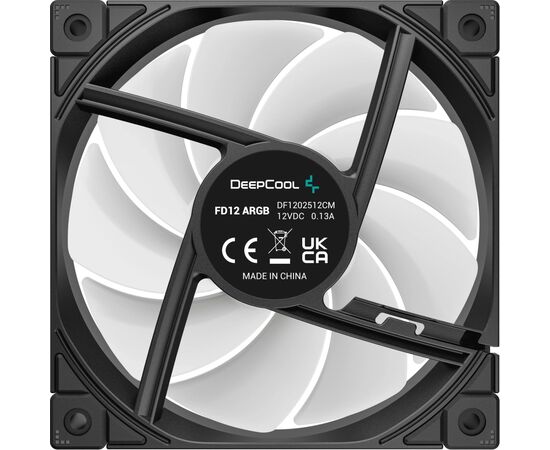 Кулер для корпуса Deepcool FD12 ARGB (R-FD12-BKAPN1-G), изображение 7 Кулер для корпуса Deepcool FD12 ARGB (R-FD12-BKAPN1-G), изображение 7