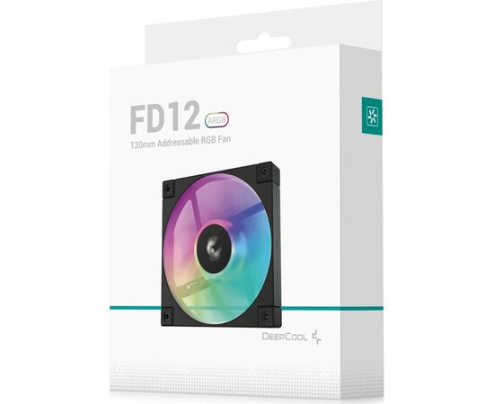 Кулер для корпуса Deepcool FD12 ARGB (R-FD12-BKAPN1-G), изображение 9 Кулер для корпуса Deepcool FD12 ARGB (R-FD12-BKAPN1-G), изображение 9